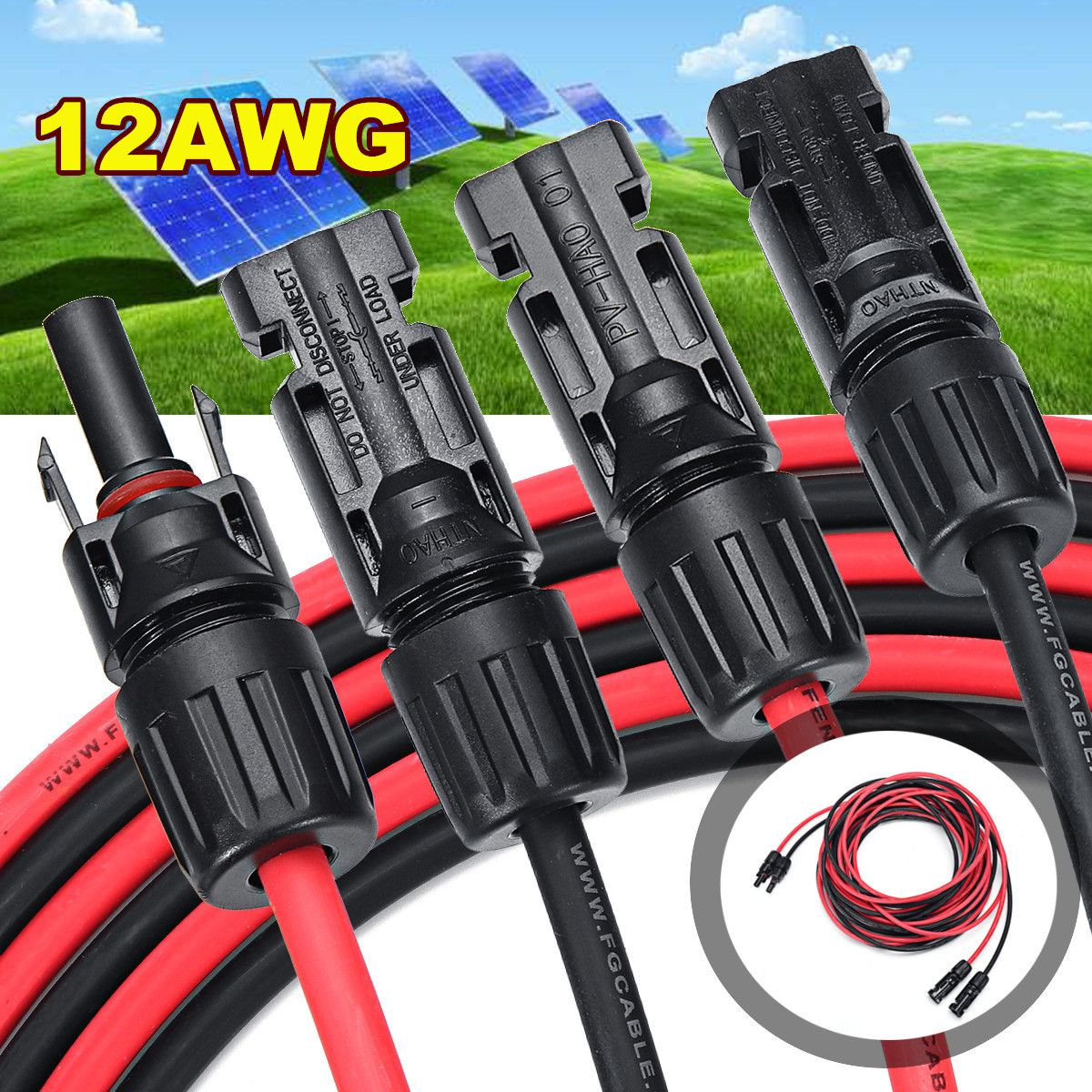 1Pack-12AWG-Solar-Panel-Extension-Cord-MC4-Cable-Line-Connector-Cable-9M8M5M-1534426