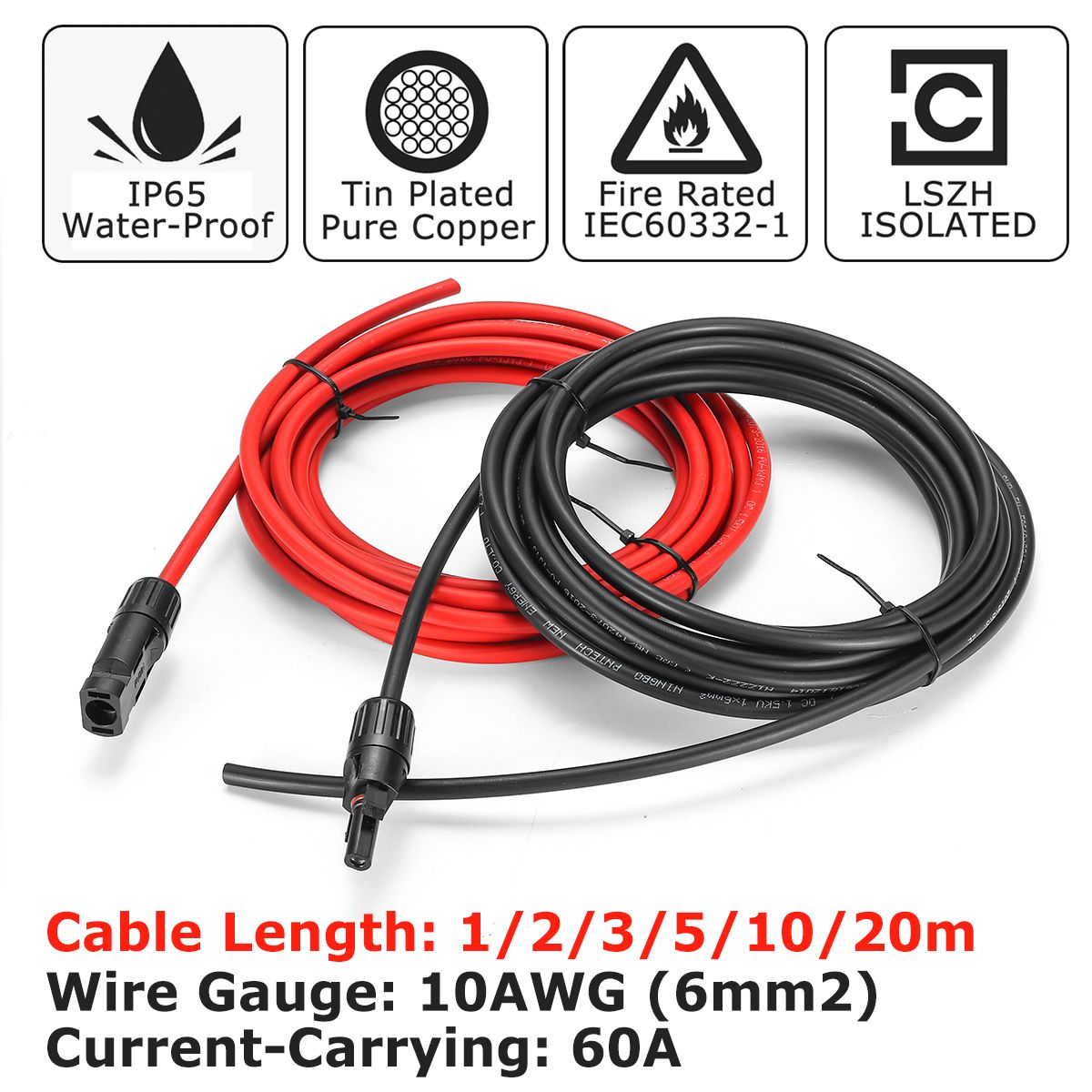 60A-1235M-6mmsup2-10AWG-Eternal-69mm-Solar-Panel-Extension-Cable-Wire-MC4-Connector-Copper-Wire-Sola-1479417