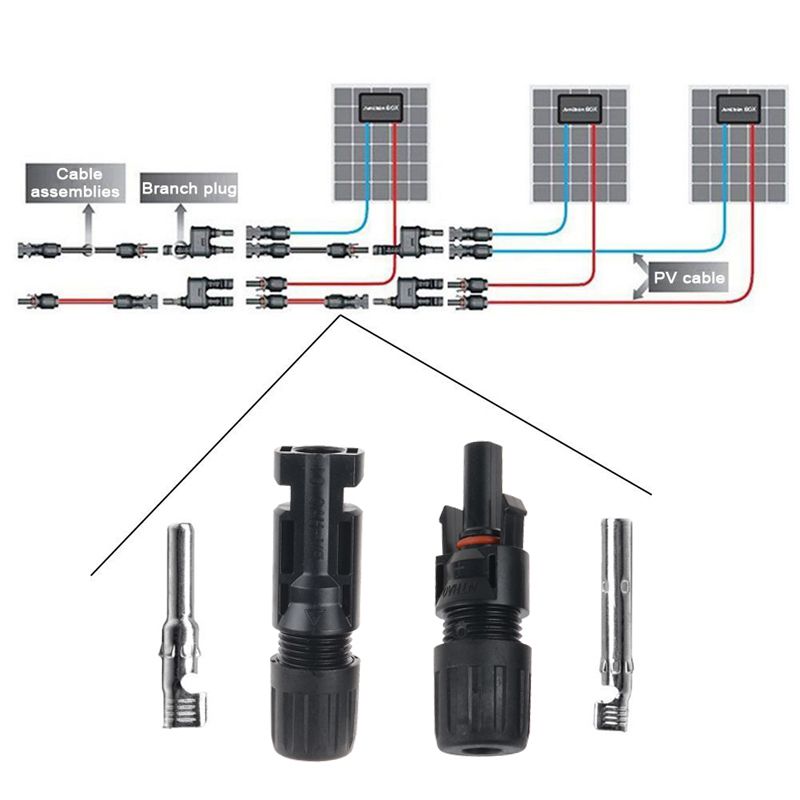 Excellwayreg-5-Pairs-PV-Solar-Panel-Cable-MC4-Connectors-Male-amp-Female-Waterproof-IP67-for-Photovo-1438012