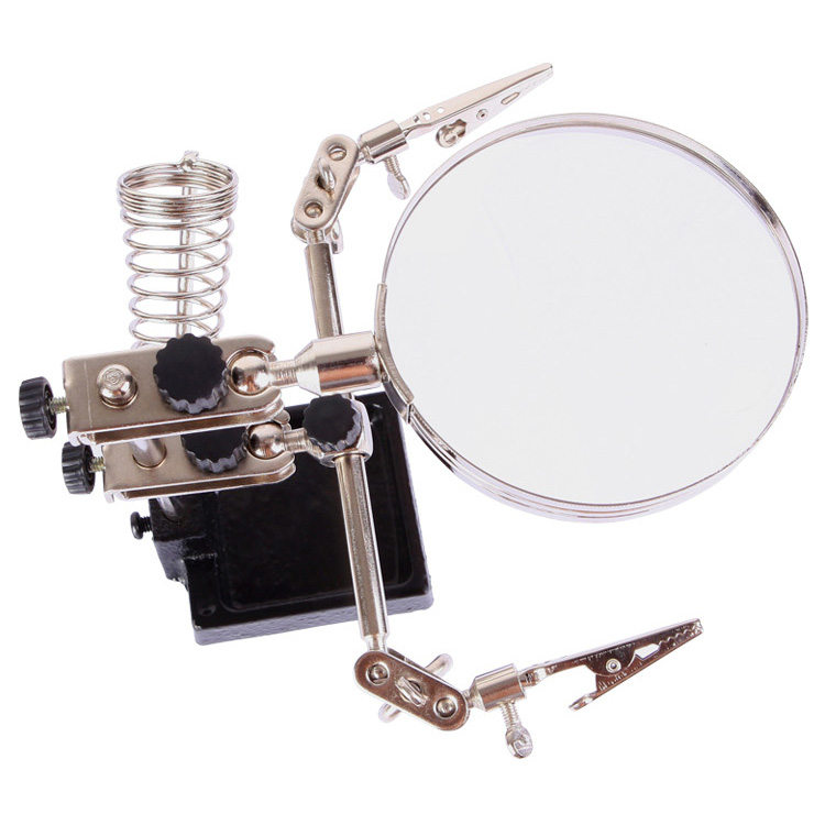 BEST-BST-268Z-5X-Magnifying-Glass-Repair-Tools-Loupe-Magnifier-Tool-Alligator-Clip-Soldering-Solder--1363183