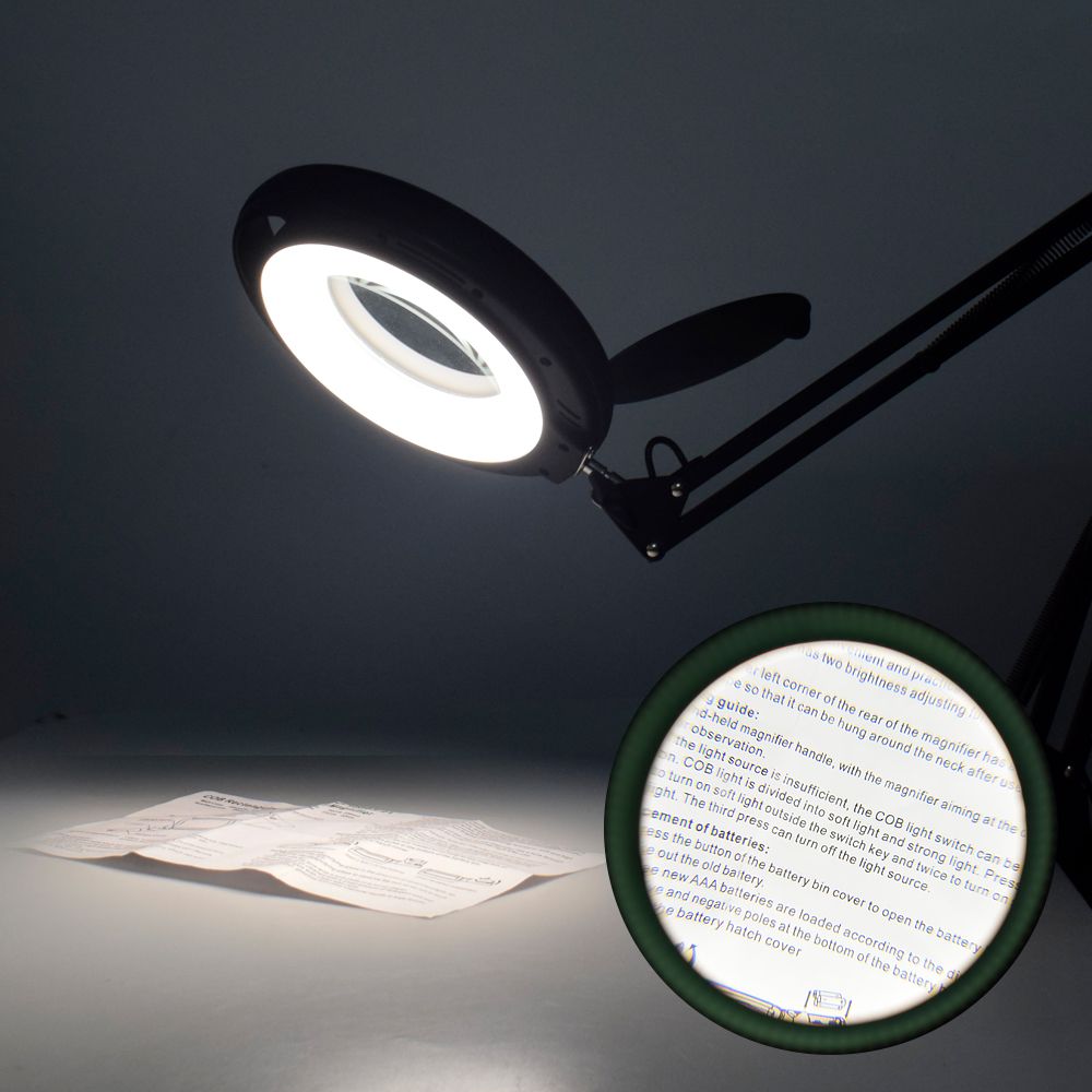 NEWACALOX-5X-Magnifier-Wireless-Remote-Control-LED-Lamp-3-Adjustable-Lights-Color-for-Reading-Crafts-1724683