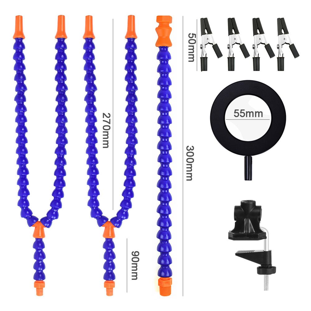 NEWACALOX-Desk-Clip-PCB-Soldering-Holder-3X-Magnifier-3-Colors-Illuminated-Lamp-Welding-Helping-Hand-1694158