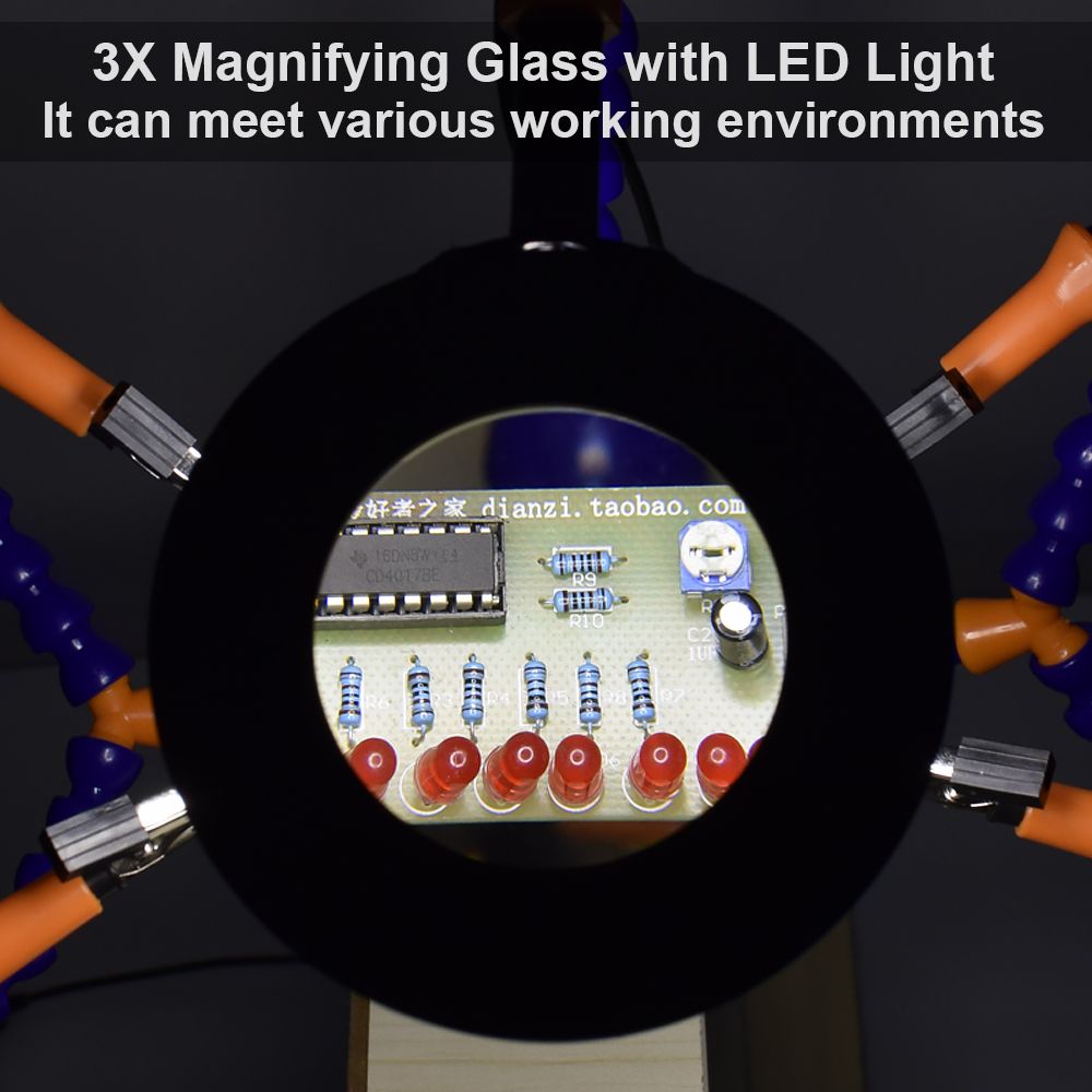 NEWACALOX-Desk-Clip-PCB-Soldering-Holder-3X-Magnifier-3-Colors-Illuminated-Lamp-Welding-Helping-Hand-1694158