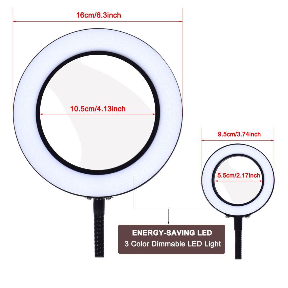 NEWACALOX-Flexible-5X-USB-3-Colors-Lamp-Magnifier-Clip-on-Table-Top-Desk-LED-Reading-Large-Lens-Illu-1749973