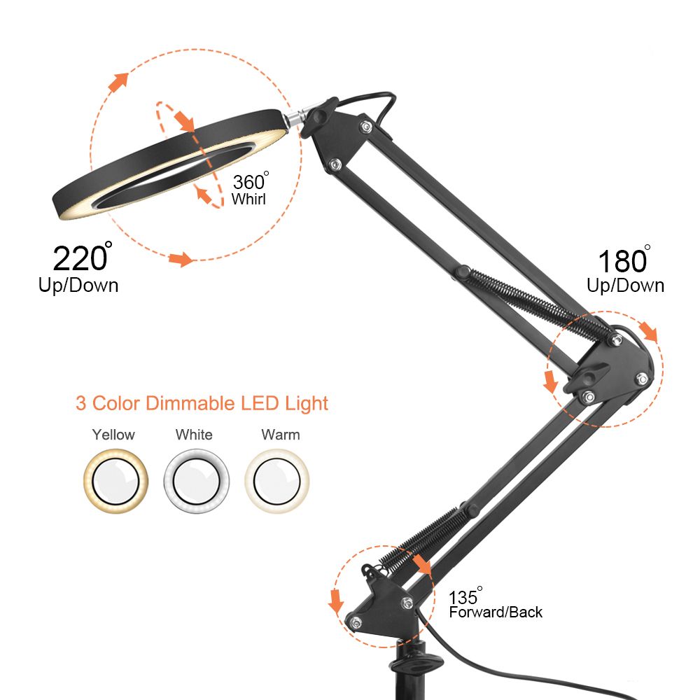 NEWACALOX-LED-5X-Magnifier-USB-Lamp-Table-Clamp-Soldering-Helping-Third-Hand-Soldering-Station-2Pcs--1759291