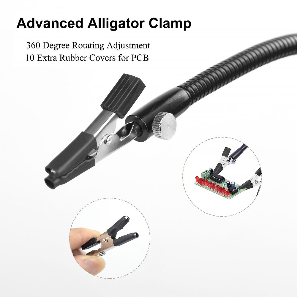 NEWACALOX-LED-5X-Magnifier-USB-Lamp-Table-Clamp-Soldering-Helping-Third-Hand-Soldering-Station-2Pcs--1759291