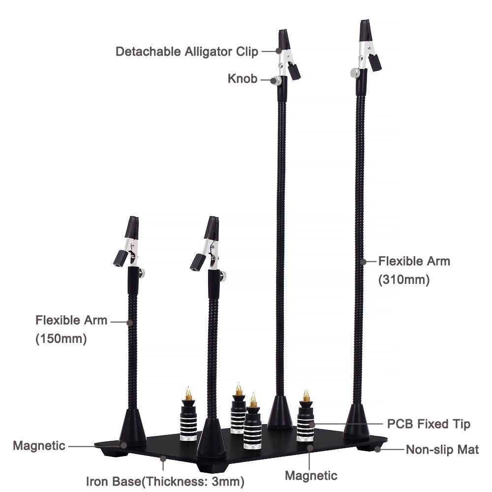 NEWACALOX-Magnetic-PCB-Board-Fixed-Clip-Fixture-Flexible-Arm-Soldering-Third-Hand-Soldering-Iron-Hol-1612263