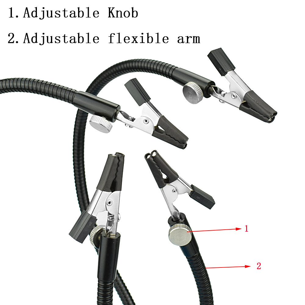 NEWACALOX-Magnetic-PCB-Board-Fixed-Clip-Fixture-Flexible-Arm-Soldering-Third-Hand-Soldering-Iron-Hol-1612263