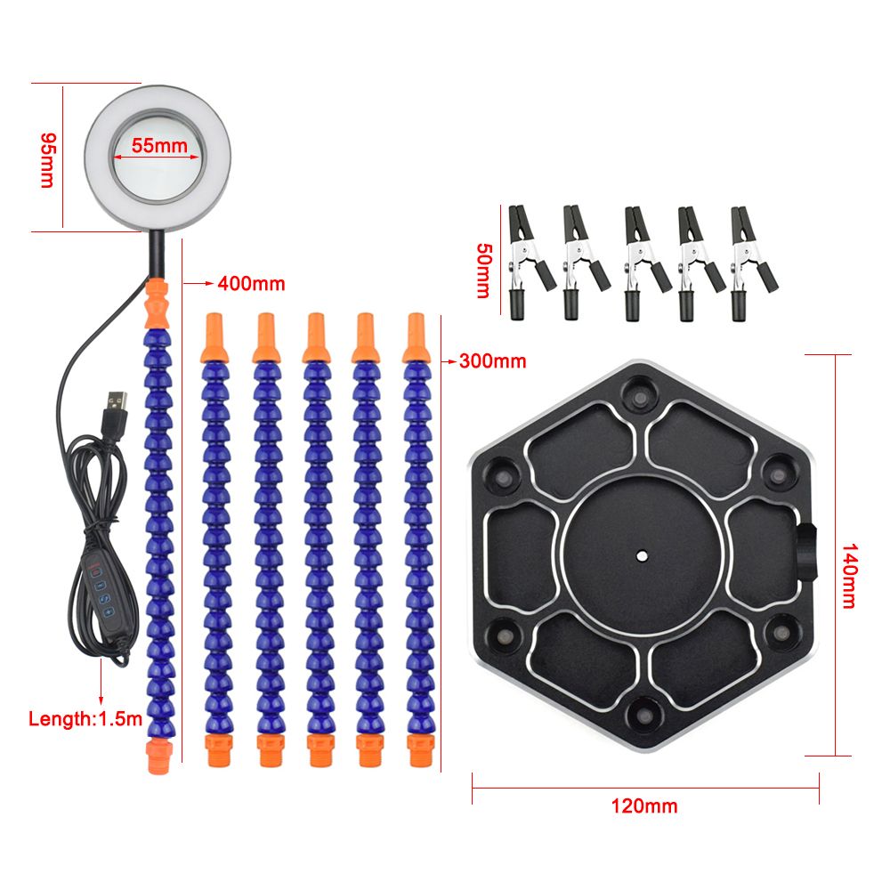 NEWACALOX-Soldering-PCB-Holder-Tool-Six-Arms-Helping-Hands-Third-Hand-Crafts-Repair-Helping-Welding--1676119