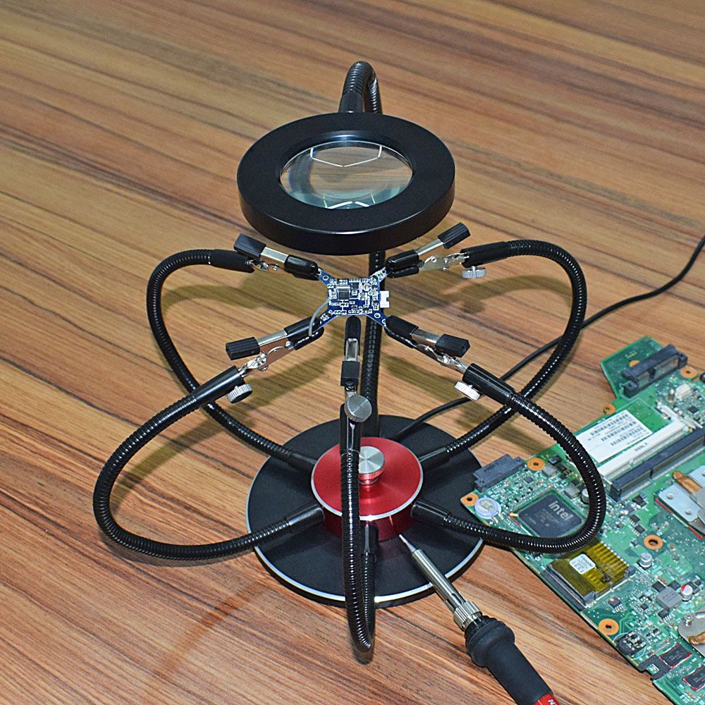 NEWACALOX-USB-LED-Lights-PCB-Fixture-Soldering-Iron-Holder-3X-Magnifying-Glass-Soldering-Station-Thi-1418181