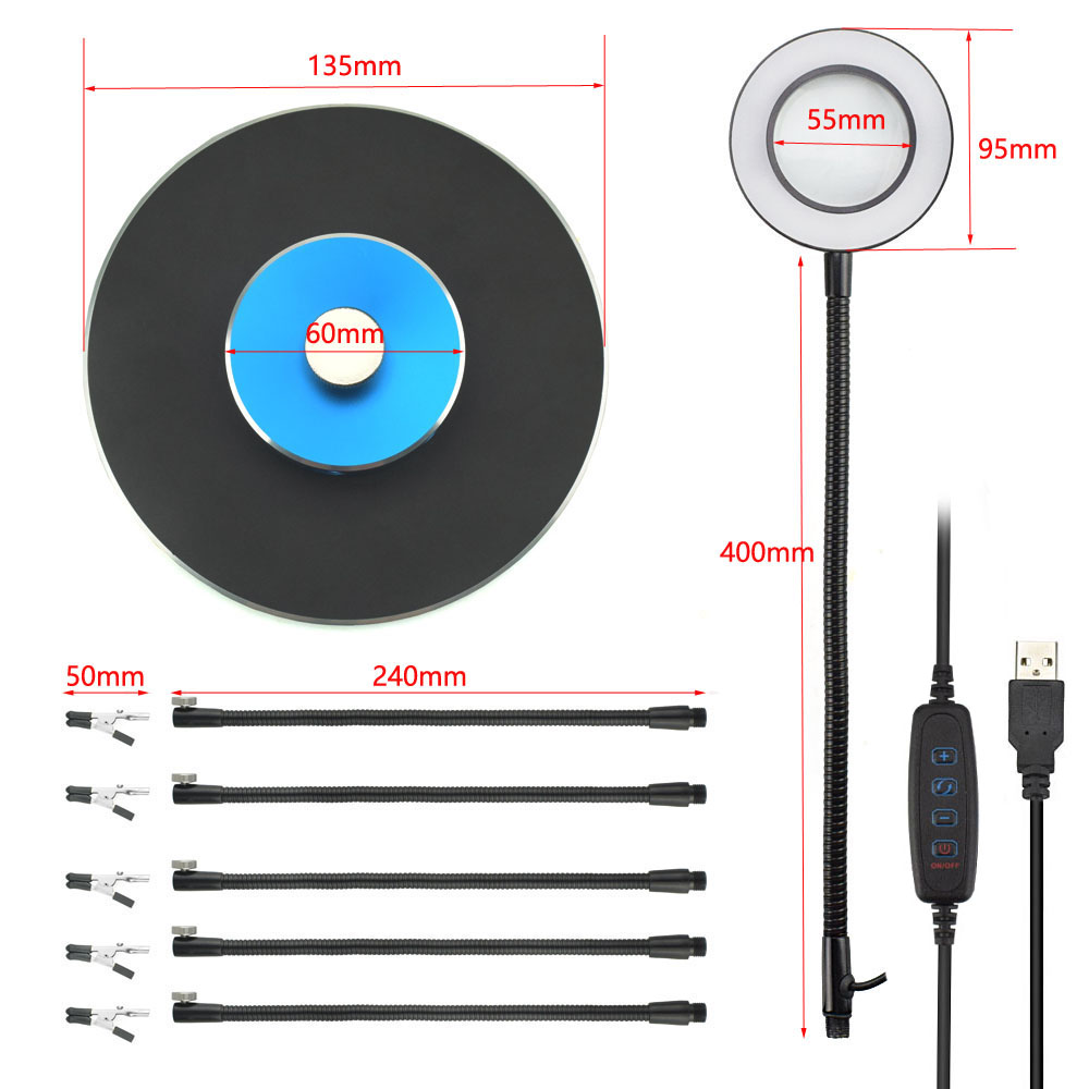 NEWACALOX-USB-LED-Lights-PCB-Fixture-Soldering-Iron-Holder-3X-Magnifying-Glass-Soldering-Station-Thi-1418181