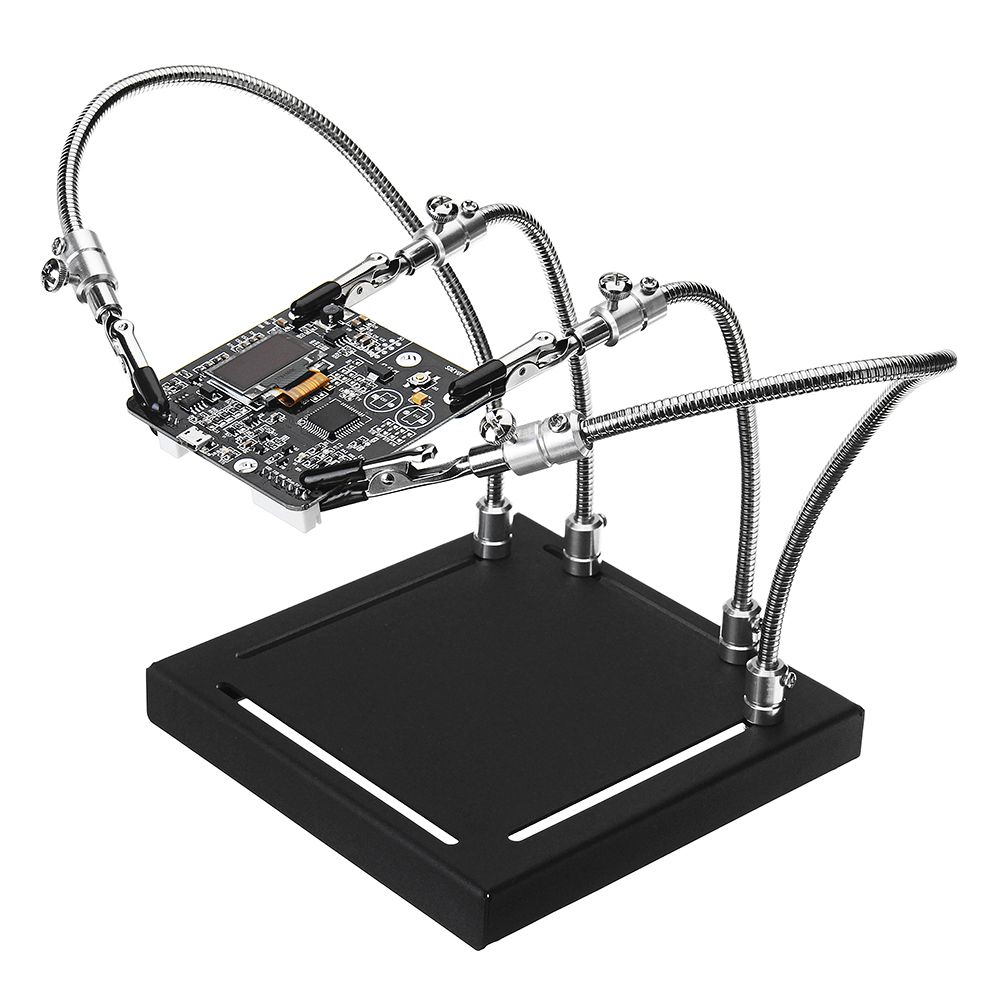 YP-001-Metal-Base-Universal-4-Flexible-Arms-Soldering-Station-PCB-Fixture-Helping-Hands-Four-Hand-UP-1282415