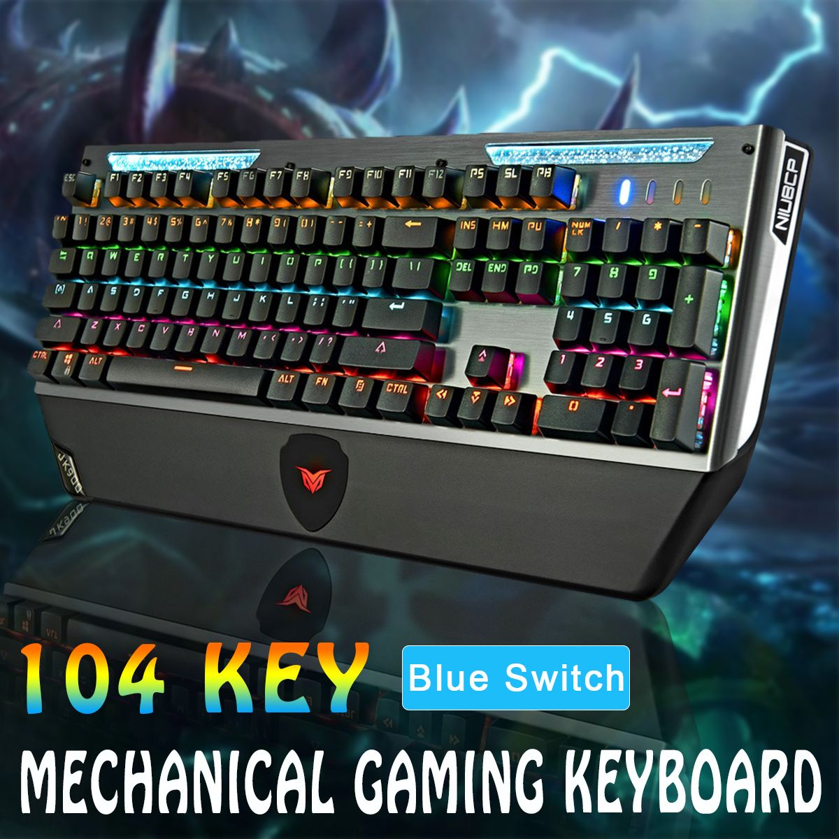 104-Key-Wired-Mechanical-Gaming-Keyboard-with-Hand-Rest-RGB-Backlight-Bule-Switch-Waterproof-USB-Key-1758460