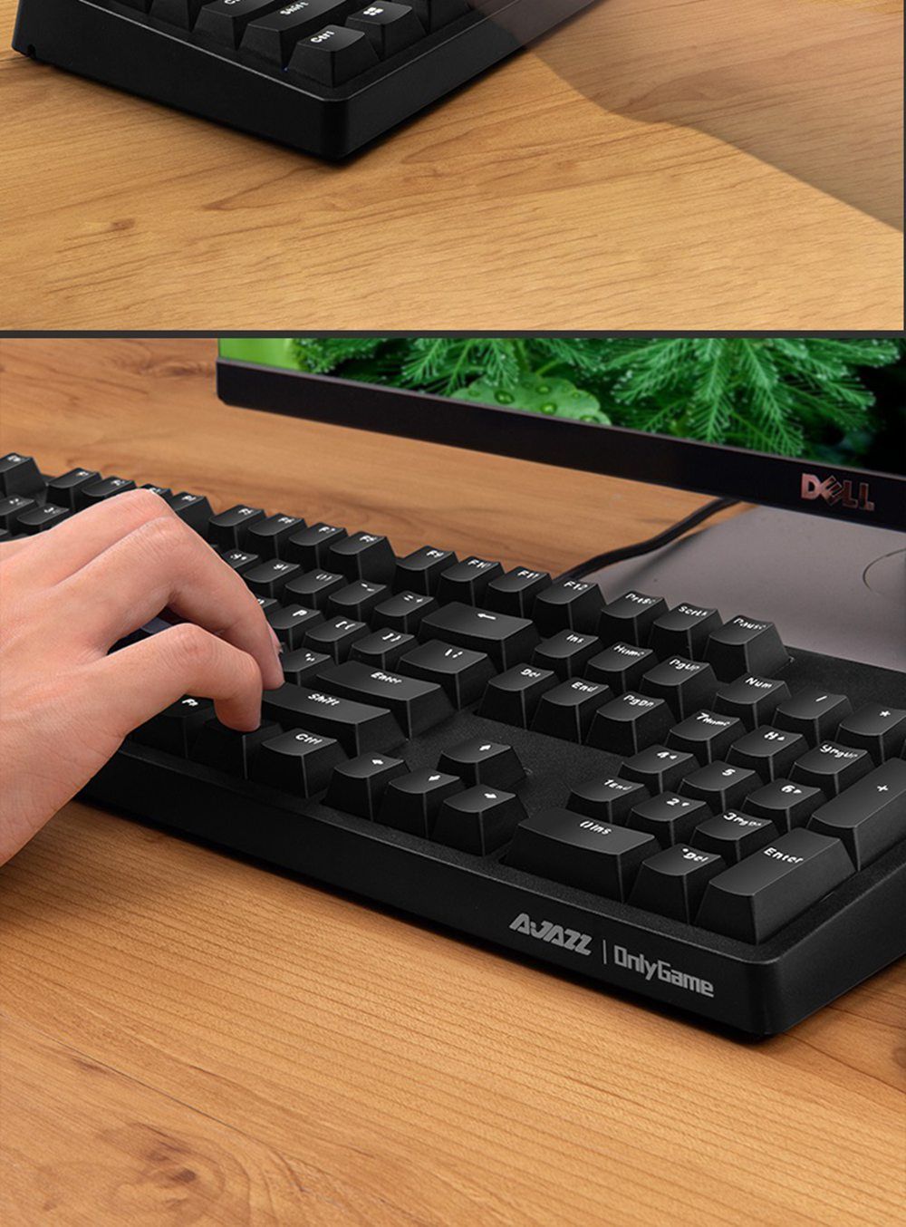 Ajazz-AK535-104Keys-USB-Wired-Cherry-MX-Switch-PBT-Keycaps-Mechanical-Gaming-Keyboard-for-Laptop-PC-1659891