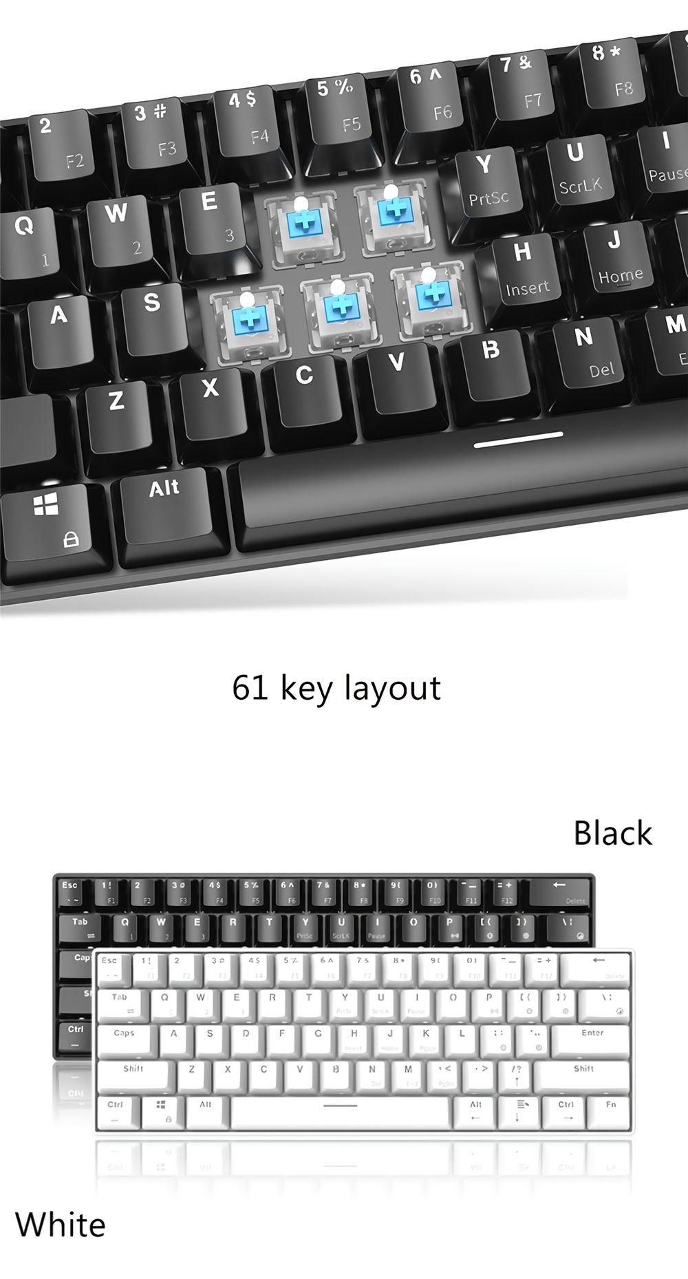 Ajazz-i610T-61-Keys-Mechanical-Keyboard-USB-C-Wired-bluetooth-Dual-Mode-Black-Switch-17-Monochrome-B-1710520