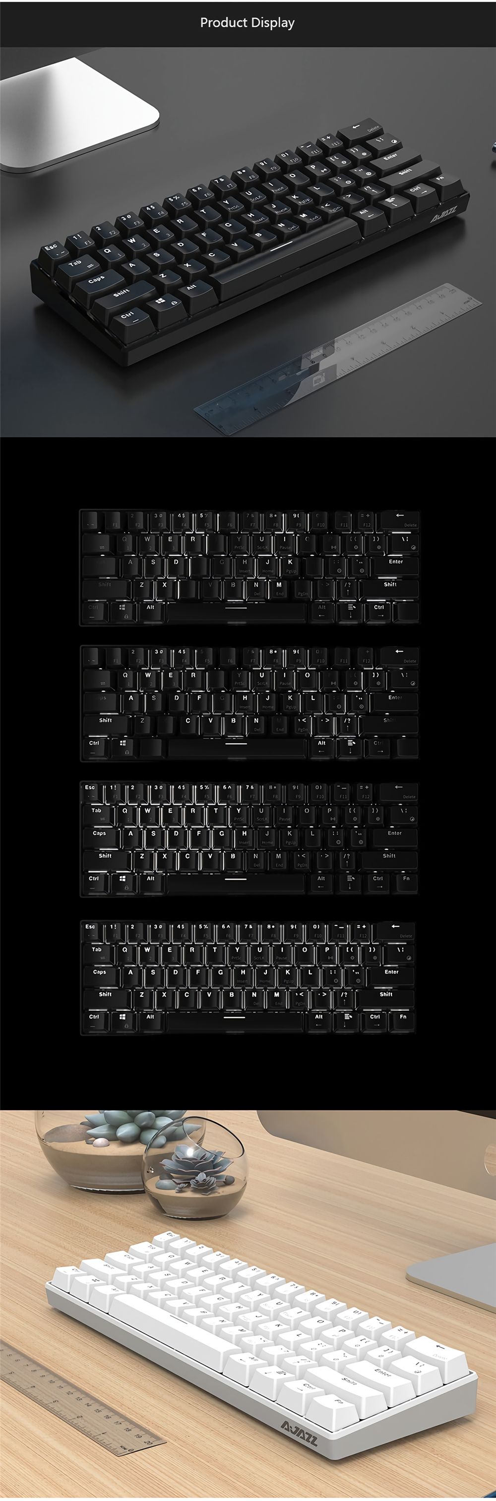 Ajazz-i610T-61-Keys-Mechanical-Keyboard-USB-C-Wired-bluetooth-Dual-Mode-Black-Switch-17-Monochrome-B-1710520