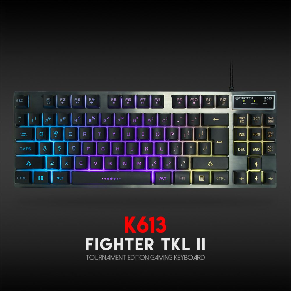 FANTECH-K613-87-Keys-Wired-Gaming-Keyboard-Floating-keys-19-Keys-Anti-ghosting-USB-Gaming-Keyboard-f-1751243