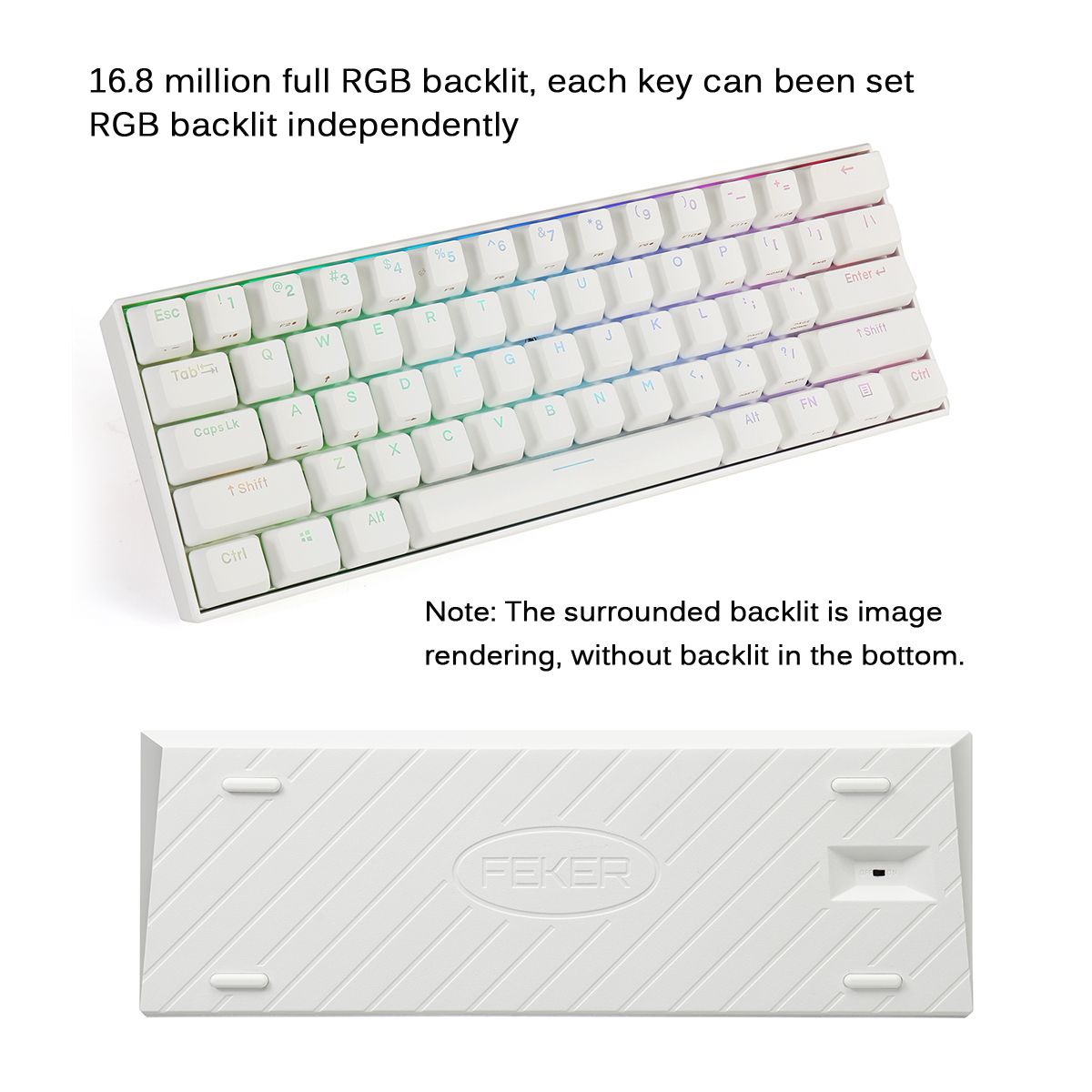 FEKER-60-NKRO-Mechanical-Keyboard-bluetooth-50-Type-C-Outemu-Switch-PBT-Double-Shot-Keycap-RGB-White-1603050