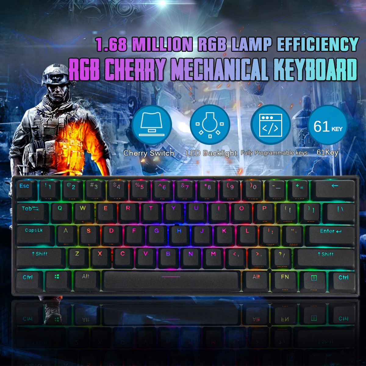 FEKER-61-Keys-Mechanical-Gaming-Keyboard-60-NKRO-bluetooth-50-Type-C-RGB-Cherry-MX-Switch-PBT-Double-1614317