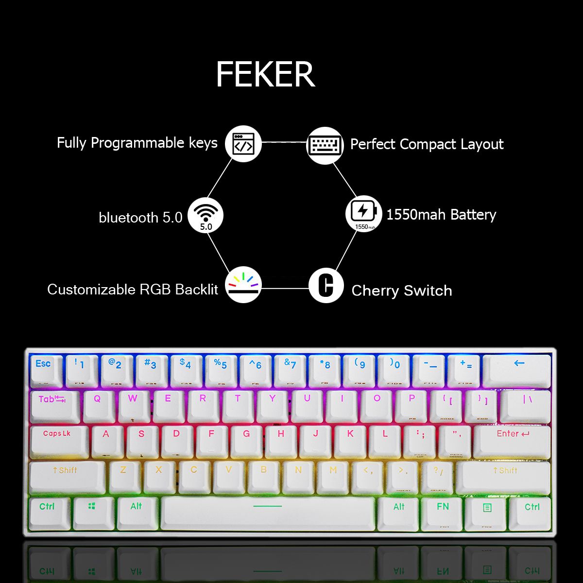 FEKER-61-Keys-Mechanical-Gaming-Keyboard-60-NKRO-bluetooth-50-Type-C-RGB-Cherry-MX-Switch-PBT-Double-1614317