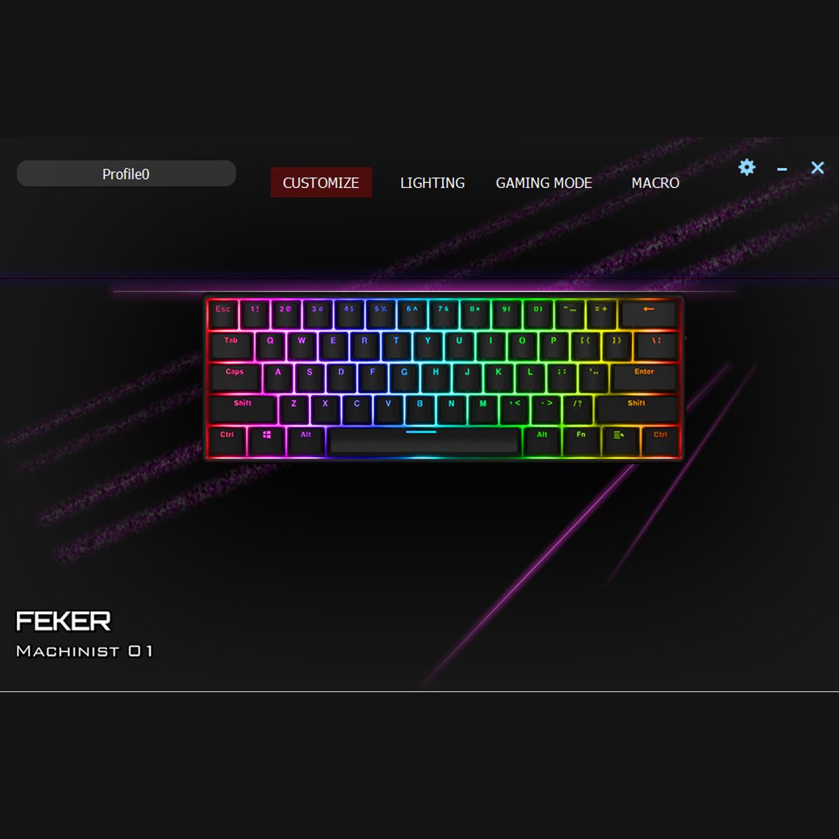 FEKER-61-Keys-Mechanical-Gaming-Keyboard-60-NKRO-bluetooth-50-Type-C-RGB-Cherry-MX-Switch-PBT-Double-1614317