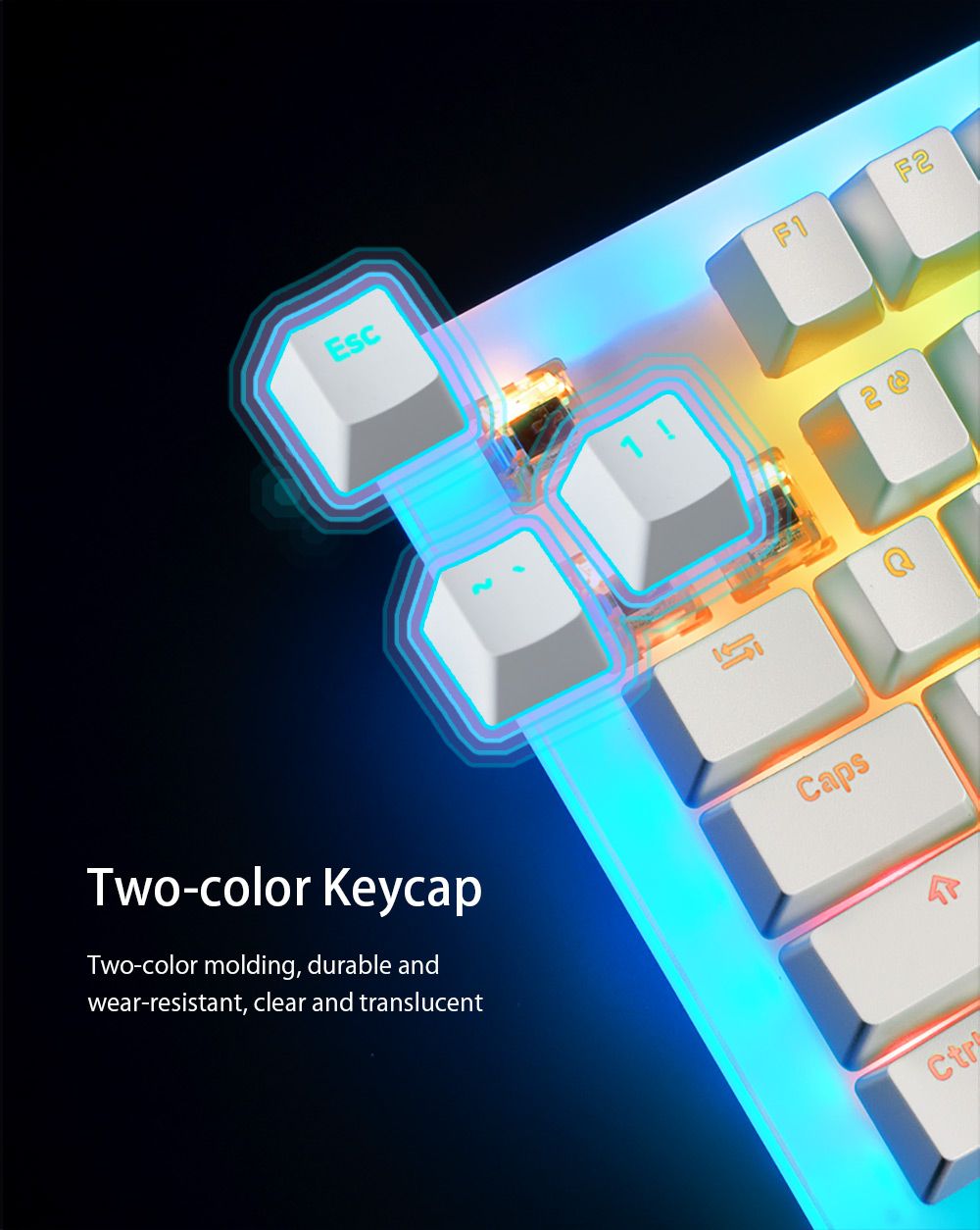 GamaKay-K87-87-Keys-Mechanical-Gaming-Keyboard-Hot-Swappable-Type-C-Wired-USB-31-Translucent-Glass-B-1703697