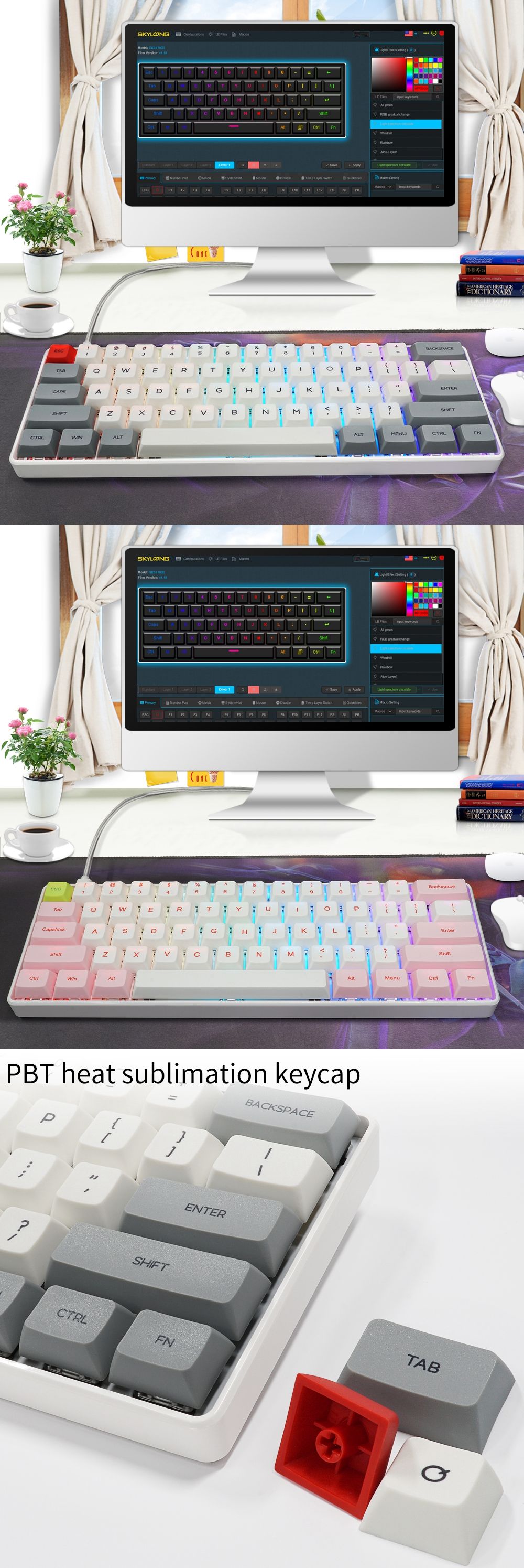 Geek-Customized-SK61-61-Keys-Mechanical-Keyboard-NKRO-Gateron-Optical-Axis-Type-C-Wired-RGB-Backligh-1593028