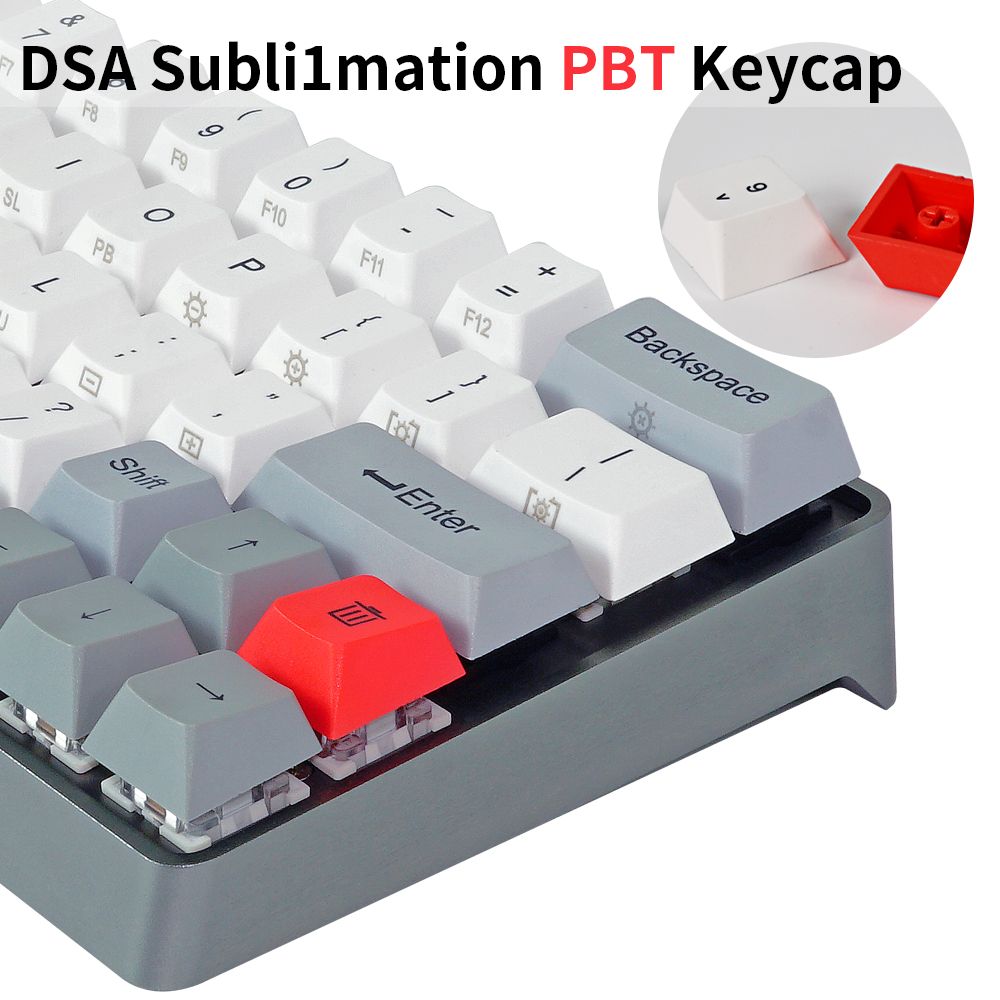 Geek-GK64-Aluminum-Alloy-Case-64-Keys-Mechanical-Gaming-Keyboard-PBT-Keycaps-Gateron-Switch-Hot-Swap-1453192