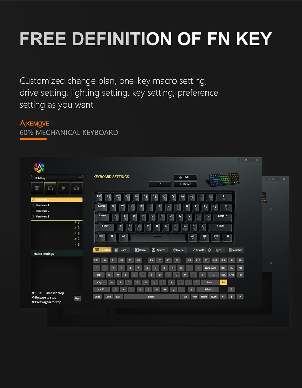 KEMOVE-SnowFox-61-Keys-Mechanical-Gaming-Keyboard-60-NKRO-bluetooth-51-Type-C-Dual-Mode-PBT-Keycap-G-1654225