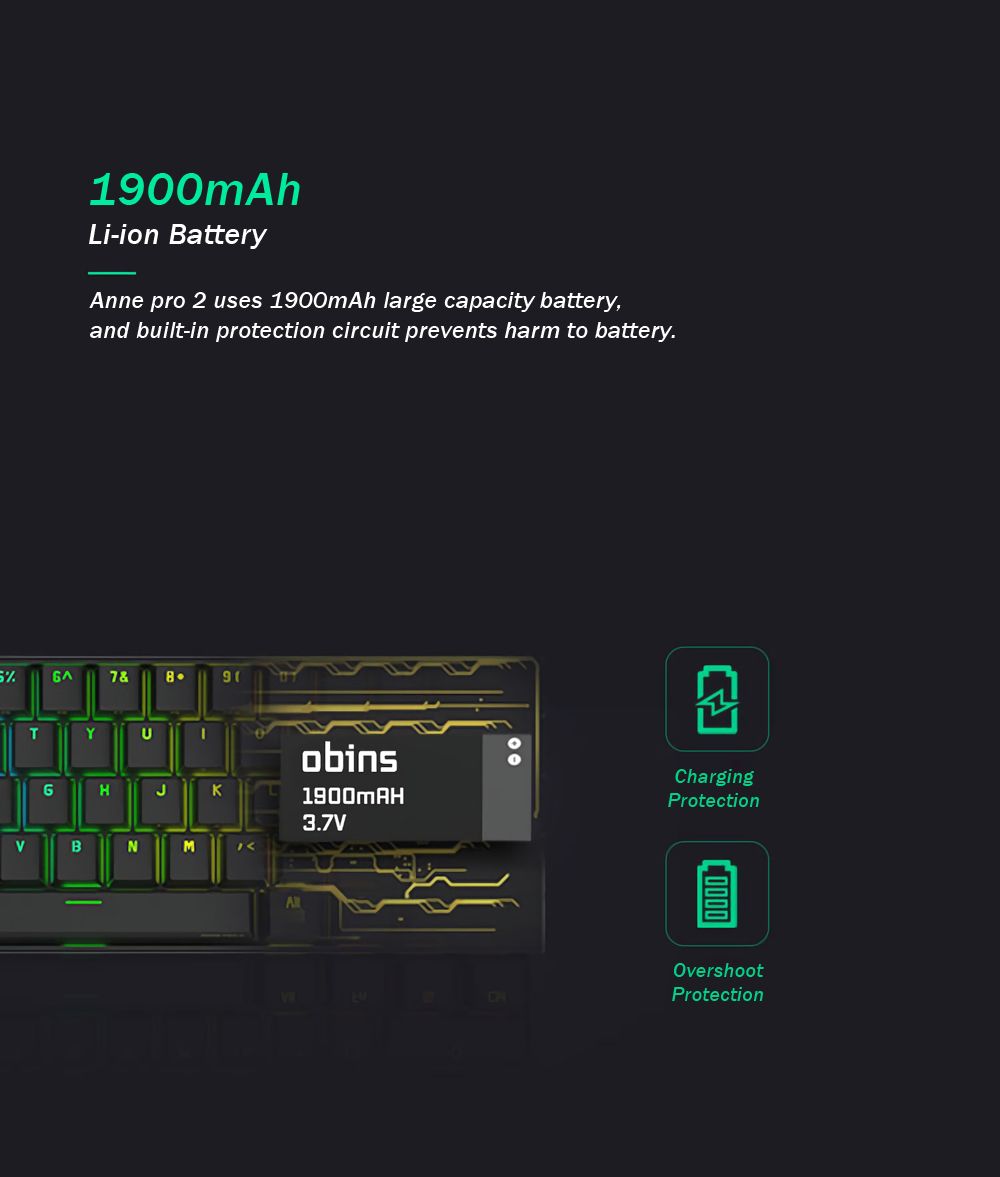 Kailh-BOX-Switch-Anne-Pro-2-61-Keys-Mechanical-Gaming-Keyboard-60-NKRO-bluetooth-40-Type-C-RGB-Keybo-1337351