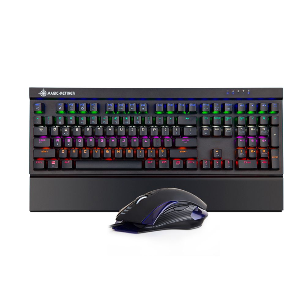 MAGIC-REFINER-MK15-108-Keys-Backlight-USB-Wired-Blue-Switch-Mechanical-Gaming-Keyboard-and-E-Sports--1549796