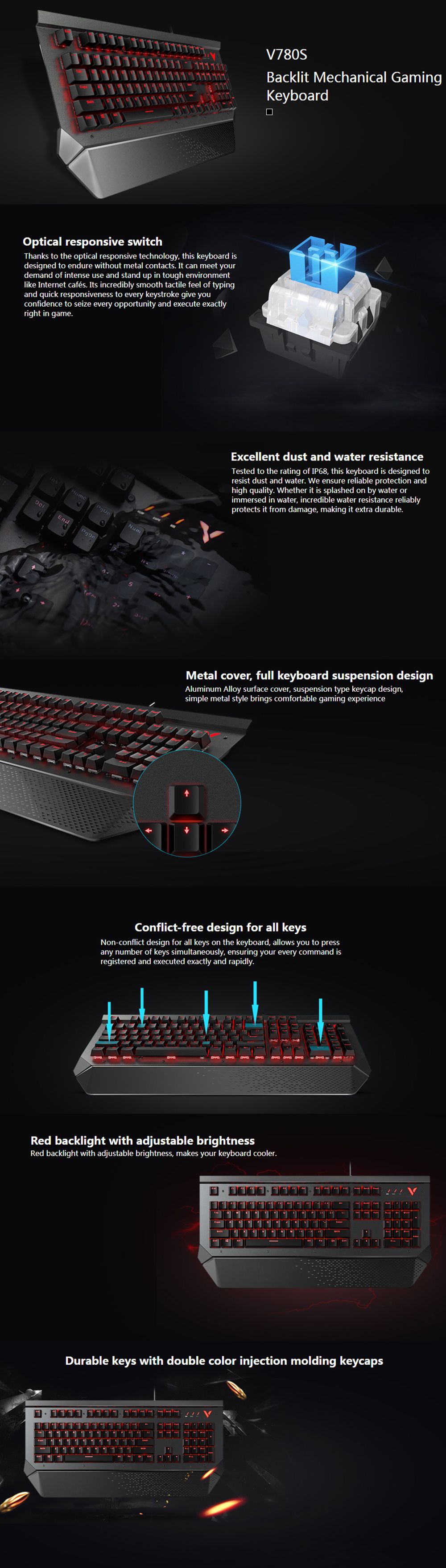 RAPOO-V780S-Wired-Mechanical-Keyboard-with-Hand-Rest-104-Keys-Waterproof-Aluminum-Alloy-Panel-Infrar-1718327