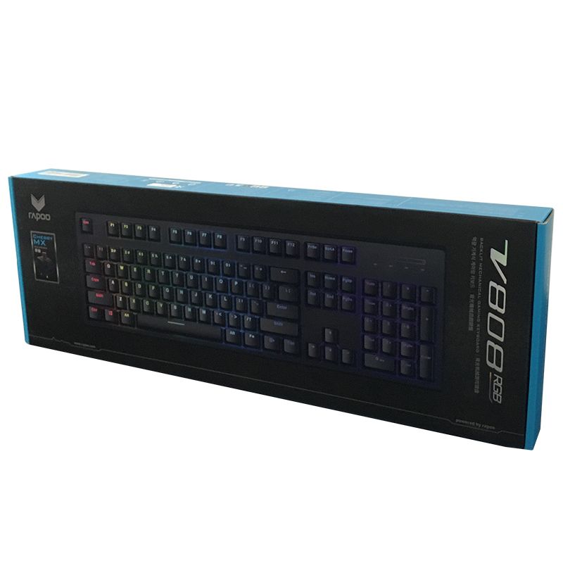 Rapoo-V808-Wired-Mechanical-Gaming-Keyboard-104-Keys-Cherry-Switch-Red-Switch-RGB-Back-Light-PBT-Key-1528668