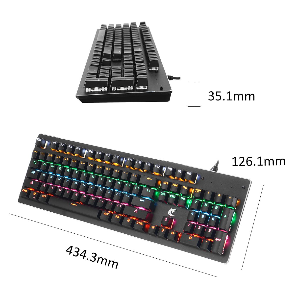 Wired-104-Keys-Mechanical-Keyboard-Aluminum-Alloy-Panel-ABS-Square-Keycap-Outemu-Blue-Switch-Gaming--1741363