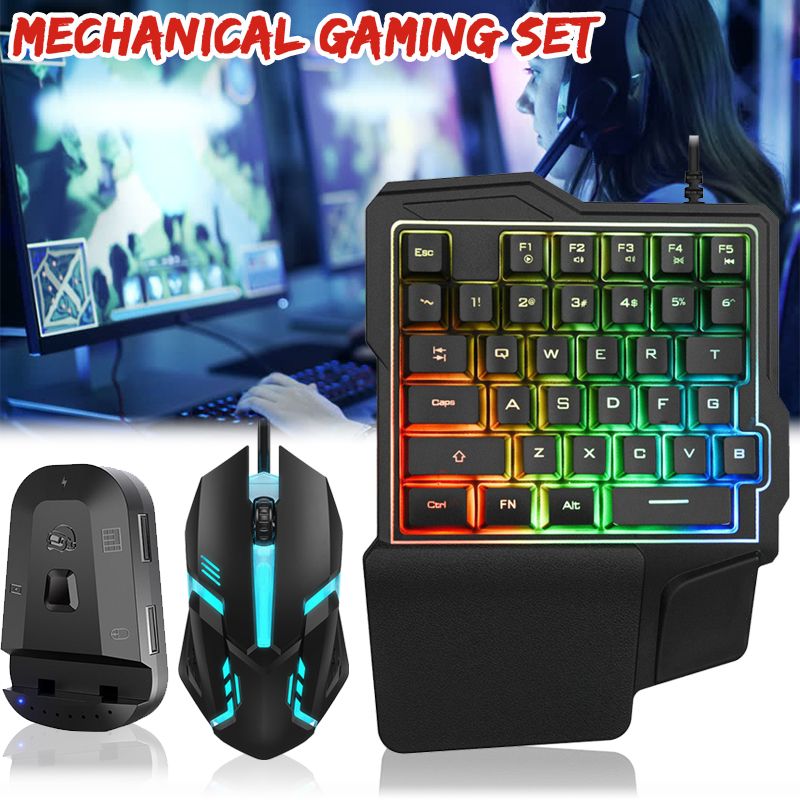 Wired-One-handed-Mechanical-Keyboard--Mouse---bluetooth-Adapter-Set-39-Keys-Luminous-Gaming-Keyboard-1740584