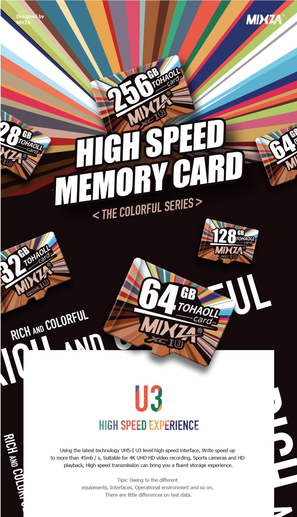 MIXZA-Fashion-Edition-U3-Class-10-128GB-TF-Micro-Memory-Card-for-DSLR-Digital-Camera-MP3-HIFI-Player-1513081