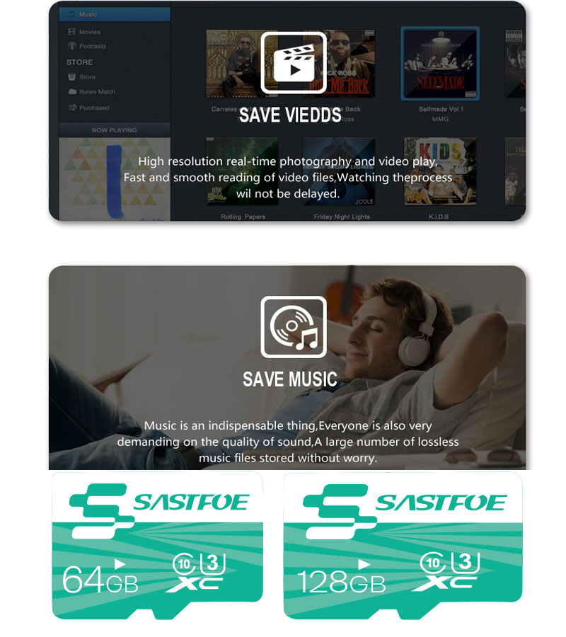 SASTFOE-Green-Edition-128GB-U3-Class-10-TF-Micro-Memory-Card-for-Digital-Camera-MP3-TV-Box-Smartphon-1520767