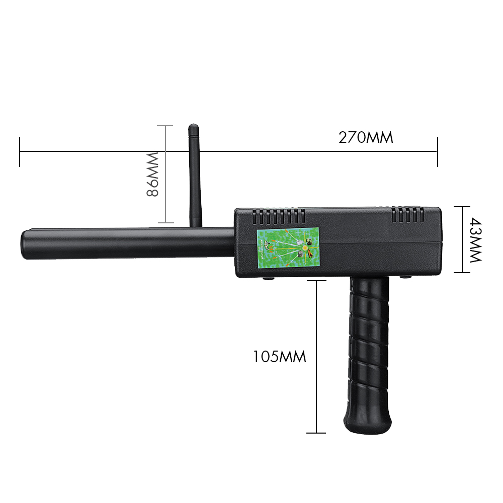 AKS-PLUS-Handhold-Antenna-Gold-Metal-Detector-Scanner-Dual-Probe-Depth-20M-1352126