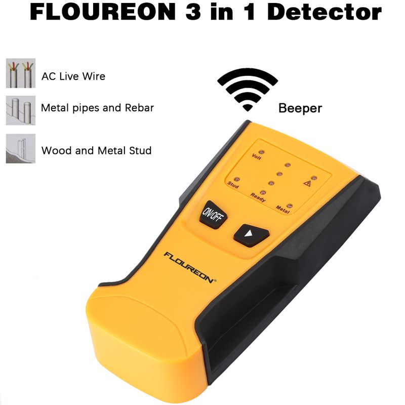 Floureon-3-in-1-Metal-Detector-AC-Live-Wire-Detector-Stud-Finder-Detector-LED-Light-Beep-Indication--1247924