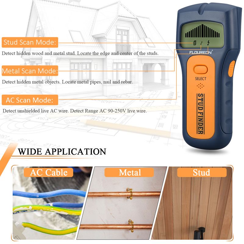 TS79-3-In-1-Stud-Finder-Detector-Metal-Detector-Wood-Detector-Find-AC-Voltage-Live-Detect-Wall-Scann-1249452