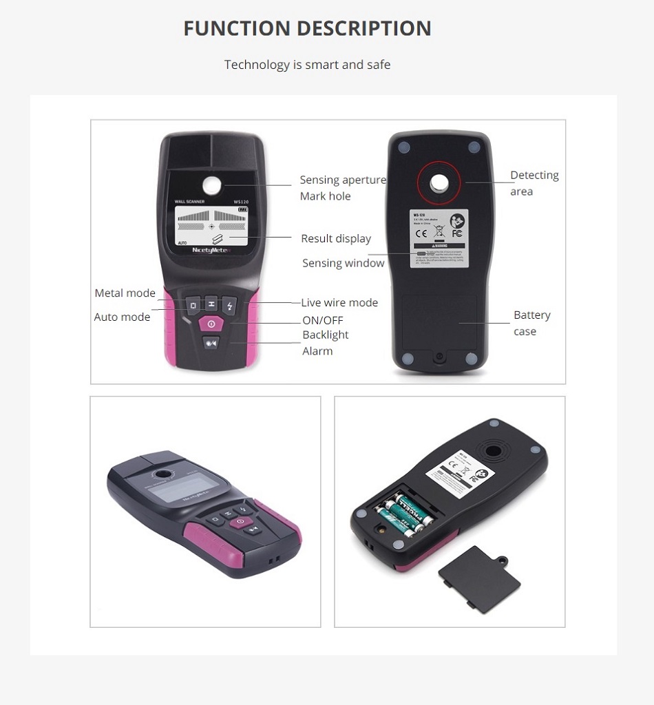 WS120-Multi-Scanner-Stud-Finder-AC-Wood-Cable-Wires-Depth-Tracker-Plumbing-Underground-Wall-Scanner--1722750