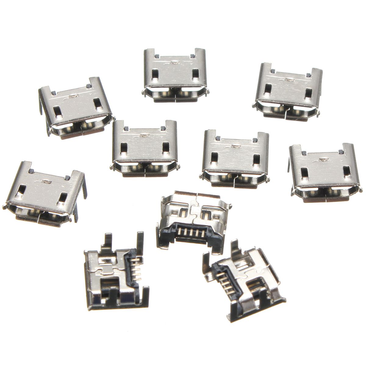 10pcs-Micro-USB-Type-B-5-Pin-Female-Socket-4-Vertical-Legs-For-Solder-Connector-1356004