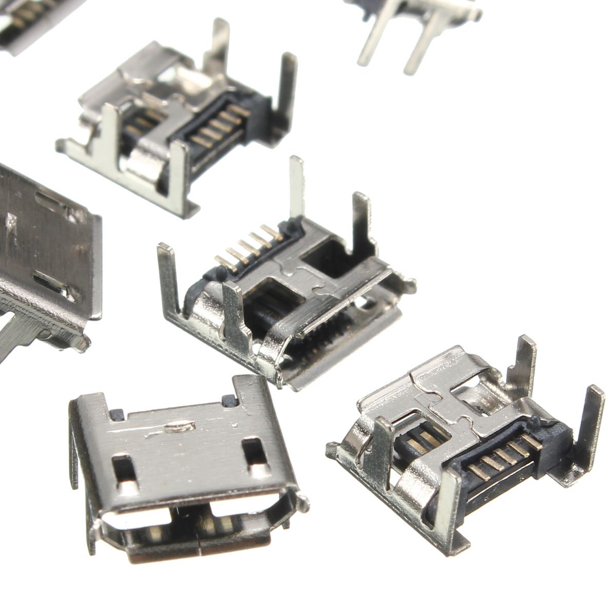 10pcs-Micro-USB-Type-B-5-Pin-Female-Socket-4-Vertical-Legs-For-Solder-Connector-1356004
