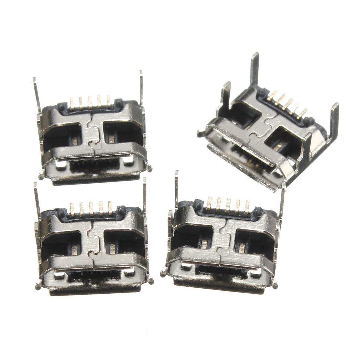 10pcs-Micro-USB-Type-B-5-Pin-Female-Socket-4-Vertical-Legs-For-Solder-Connector-1356004
