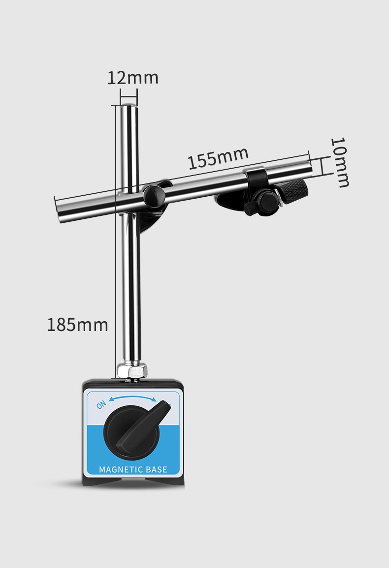 CZ-6A6B-Universal-Magnetic-Base-Stand-360deg-Rotatable-Shaft-Double-Pole-Large-Dial-Indicator-Gauge--1741739