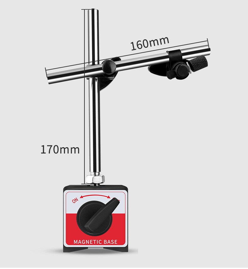 CZ-6A6B-Universal-Magnetic-Base-Stand-360deg-Rotatable-Shaft-Double-Pole-Large-Dial-Indicator-Gauge--1741739