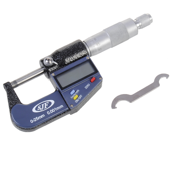 Professional-0-25mm-Electronic-Digital-Micrometer-0001mm-Resolution-941638