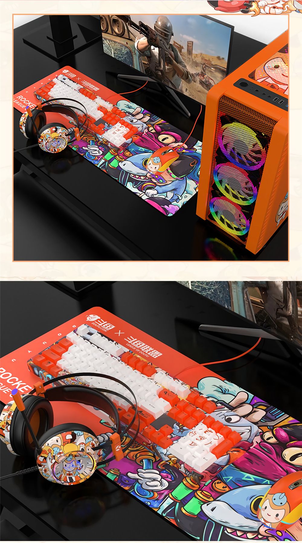 DOUYU-DHG160-Graffiti-Game-Headset-USB-Wired-Bass-Gaming-Headphone-Stereo-Earphone-Headphones-with-M-1710660