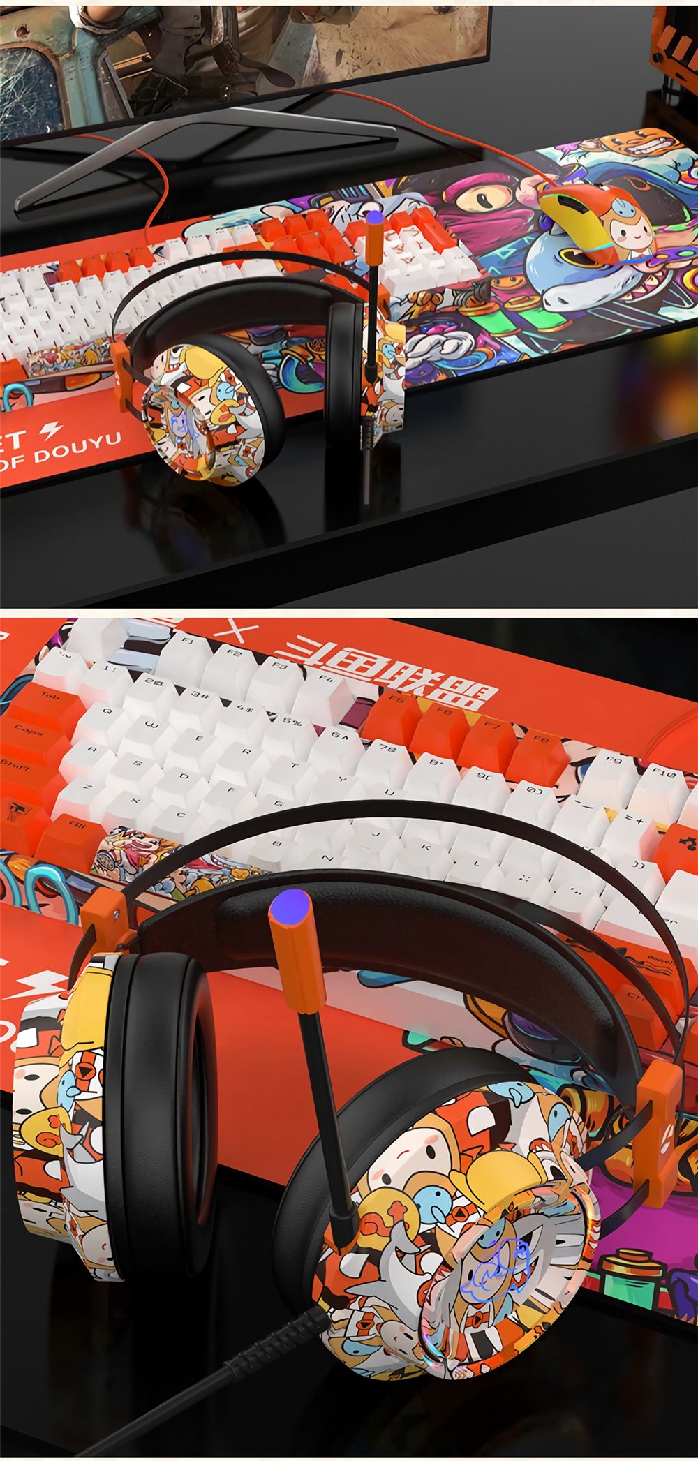 DOUYU-DHG160-Graffiti-Game-Headset-USB-Wired-Bass-Gaming-Headphone-Stereo-Earphone-Headphones-with-M-1710660