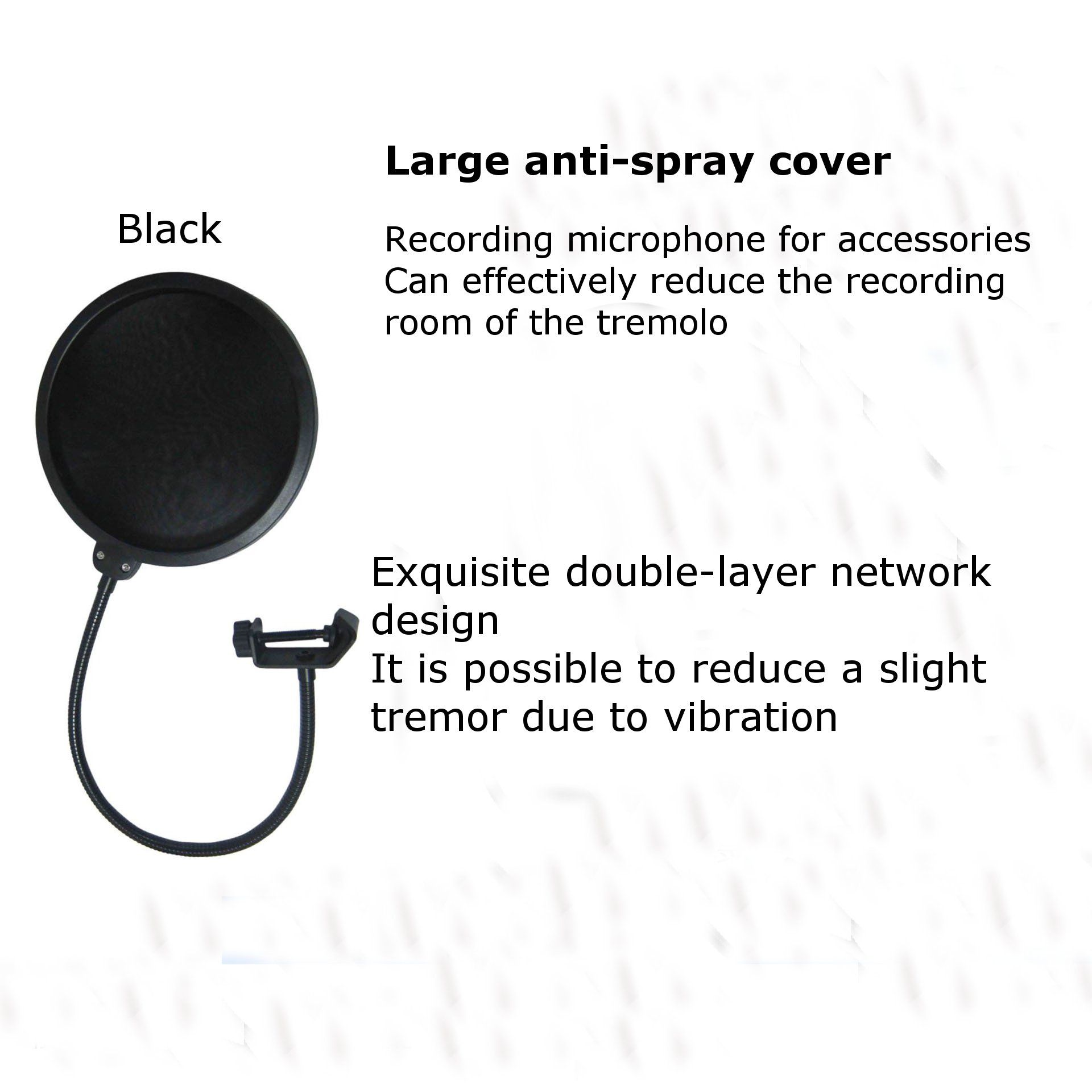 Double-Layer-Studio-Microphone-Mic-Pop-Filter-Wireless-Swivel-Mount-Circular-Shield-For-Recording-1176212